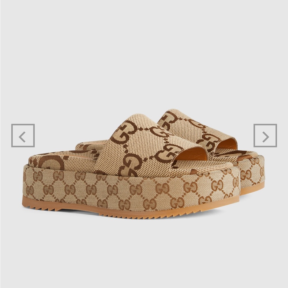 Gucci Platform Slides